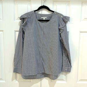 Free Assembly cotton top blouse size L